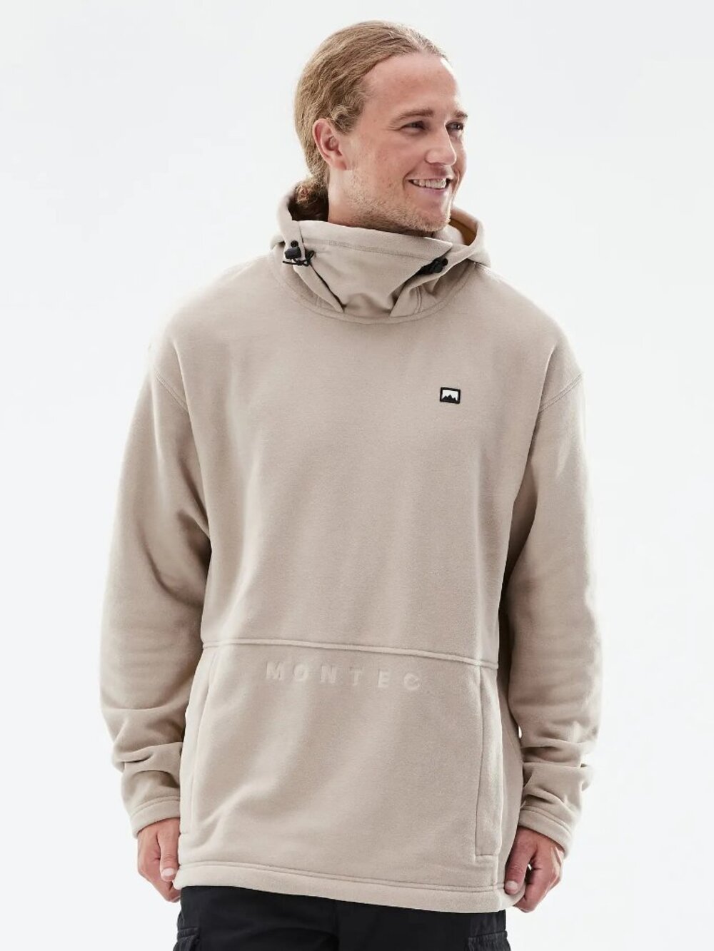 Montec Men's Delta Fleece Hoodie - Beige
